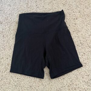 lululemon athletica Black Bike Shorts